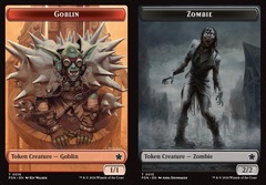 Goblin (0018) // Zombie (0015) Double-Sided Token